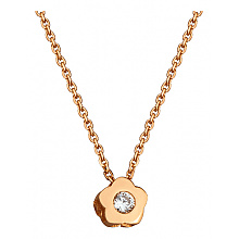 Золоте кольє з фіанітом (цирконієм куб.) (01-200781164)