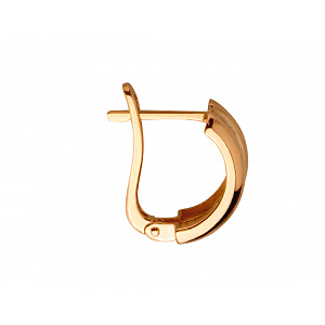 Золотые серьги с фианитом (цирконием куб.) (01-200807464) фотография