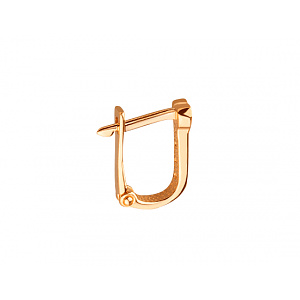 Золоті сережки з фіанітом (цирконієм куб.) (01-200851664) фотографія