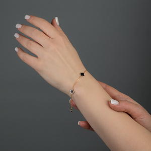 Золотий браслет  (1б003/67б) фотографія