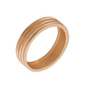 Золота обручка  (1к-258) фотографія