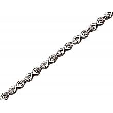 Золотой браслет с бриллиантами (01-19201465)