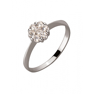 Золота каблучка з цирконієм куб. (01-200034265) фотографія