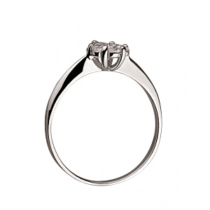 Золота каблучка з цирконієм куб. (01-200034265) фотографія