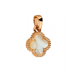 Золотий кулон з перламутром (01-200603065) фотографія
