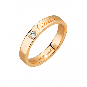 Золотое кольцо с бриллиантом (01-200841765) фотография