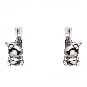 Золотые серьги с бриллиантами (2б_с-242) фотография