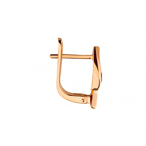 Золоті сережки з корундами (01-19158966) фотографія