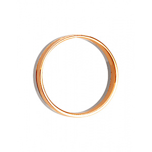 Золота обручка з діамантом (01-200462066) фотографія