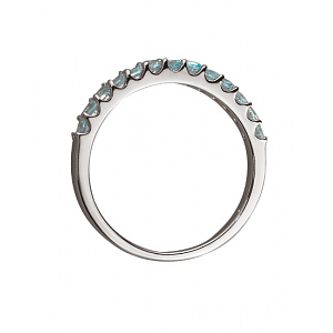 Золота каблучка з топазами (01-200465966) фотографія