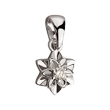 Золотой кулон с бриллиантом (01-200563566)