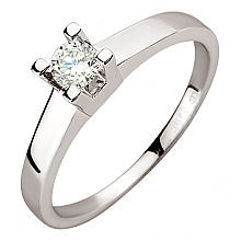 Золота каблучка з діамантом (01-200633366)