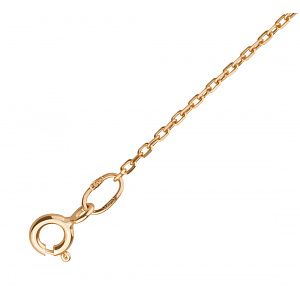 Золоте кольє з цирконієм куб. (1н140/01б) фотографія