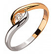 Золотое кольцо с бриллиантом 01-200295167 фотография 1