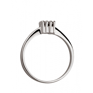 Золотое кольцо с бриллиантами (01-200428667) фотография