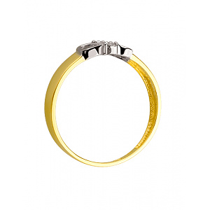 Золотое кольцо с бриллиантами (01-200547167) фотография