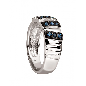 Золотое кольцо с корундами (01-200867867) фотография