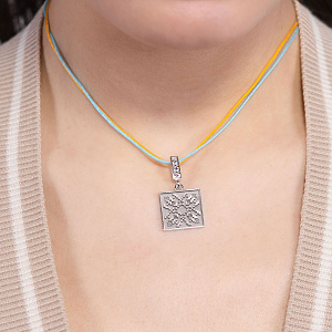 Золотой кулон «Кохання» (2б_п-242) фотография