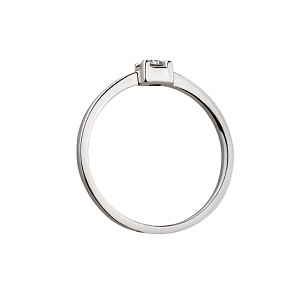 Золотое кольцо с бриллиантом (01-18754968) фотография