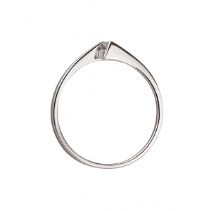 Золота каблучка з діамантом (01-200104768) фотографія