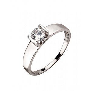 Золота каблучка з цирконієм куб. (01-200159868) картинка Золота каблучка з цирконієм куб. (01-200159868) фотографія