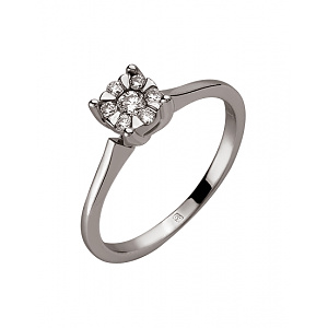 Золотое кольцо с бриллиантами (01-200237268) фотография