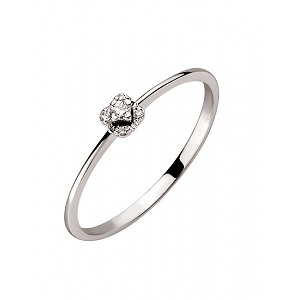 Золотое кольцо с бриллиантом (01-200413868) фотография