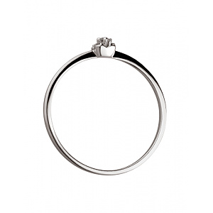 Золотое кольцо с бриллиантом (01-200413868) фотография