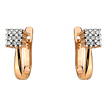 Золоті сережки з діамантами (01-200773368)