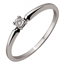 Золота каблучка з діамантом (01-200783568)