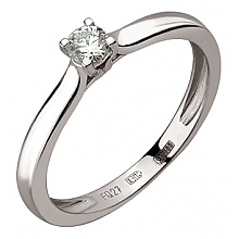 Золота каблучка з діамантом (01-200807568)