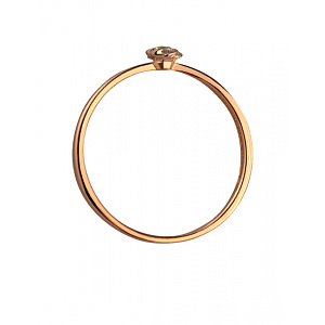 Золота каблучка з діамантом (01-200120269) фотографія