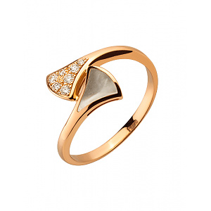 Золотое  кольцо с бриллиантами (01-200569569) фотография