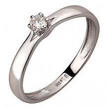 Золота каблучка з діамантом (01-200745969)