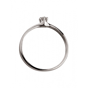 Золота каблучка з діамантом (01-200745969) фотографія