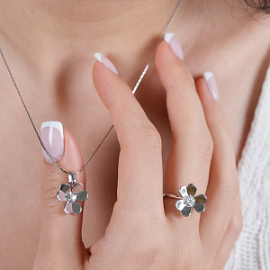 Золотий кулон з діамантом (2б_п-178) фотографія