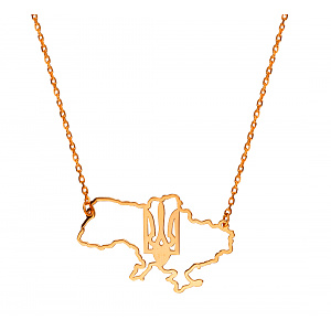 Золоте кольє  (1н186/00б) фотографія