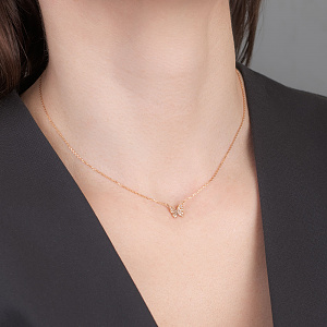 Золоте кольє  (1н155/01б) фотографія