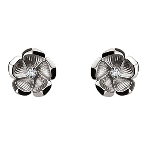 Золотые серьги с бриллиантами (2б_с-062) фотография