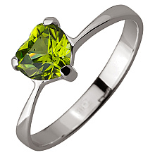 Золотое кольцо с хризолитом (01-17620870)