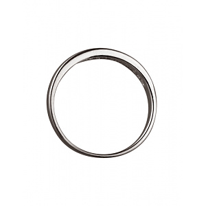 Золота каблучка з діамантами (01-200202470) фотографія