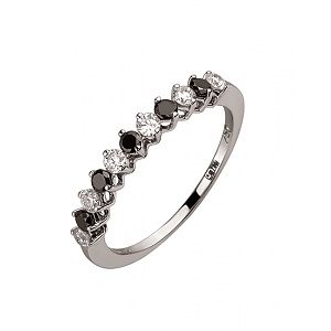 Золотое  кольцо с бриллиантами (01-200616870) фотография