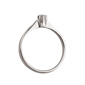 Золота каблучка з діамантом (01-200633470) фотографія