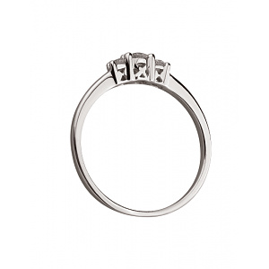 Золотое кольцо с бриллиантами (01-200841770) фотография