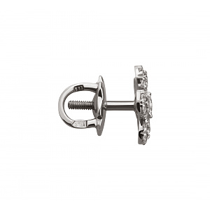 Золоті сережки з фіанітами  та  цирконіями (2б_с-234) фотографія