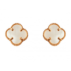 Золоті сережки з перламутром (01-200781071) фотографія