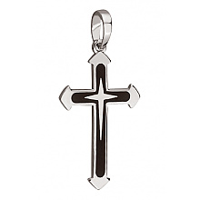 Золотий хрестик з емаль (01-200788571)