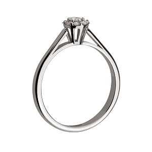 Золотое кольцо с бриллиантами (2б_к-147) фотография