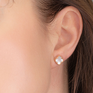 Золотые серьги  (1с127/68б) фотография