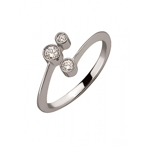 Золотое кольцо с бриллиантами (01-200129972) фотография